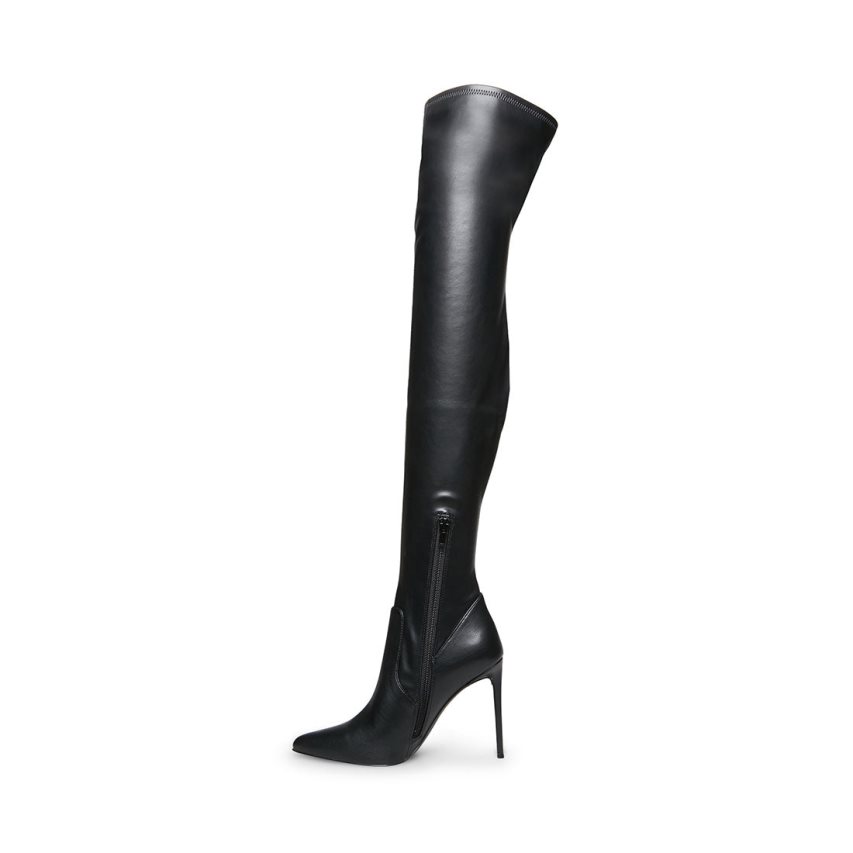 Botas Hasta La Rodilla Steve Madden Vava Mujer Negras | ES MP2E81